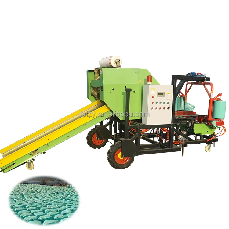 Fully Automatic Baling Machine Peanut Straw Baler Silage Harvester And Baler
