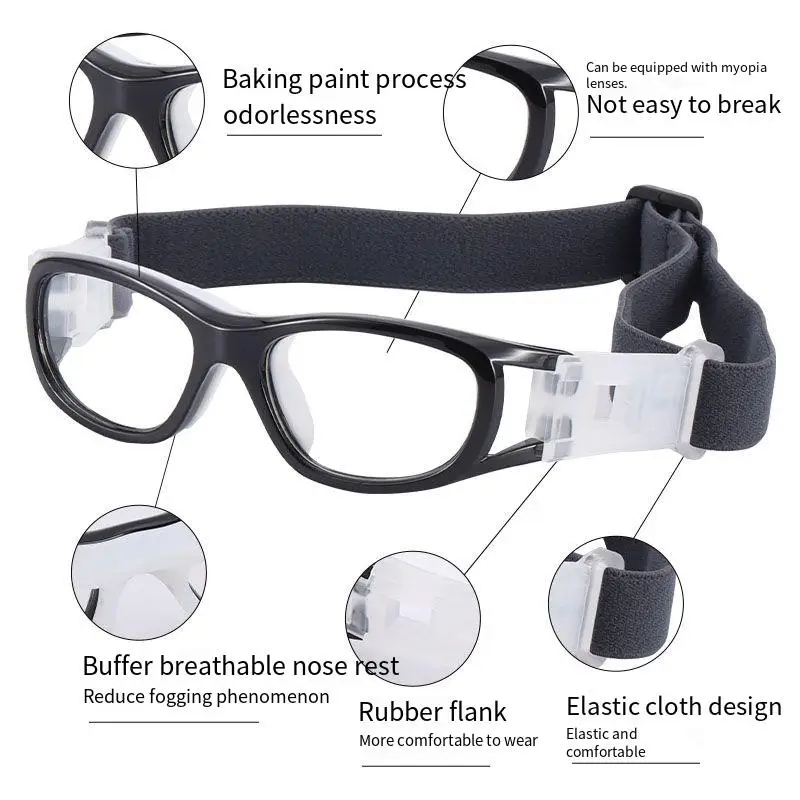 Children Basketball Goggles With Lens Anti Glare Glasses for Man and Women Sports