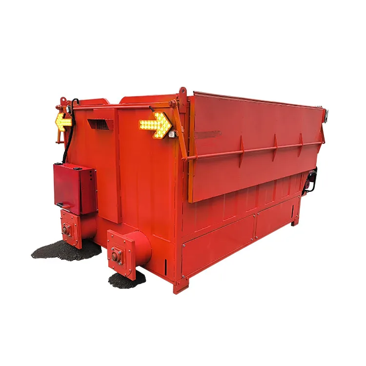 6 cubic meters mounted asphalt hot box for recycling material constant heating