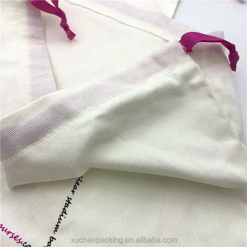 Factory Manufacture 100% Cotton Drawstring Bag With Cheap Price Luxury Cotton Twill Dust Bags for Fashion Handbags