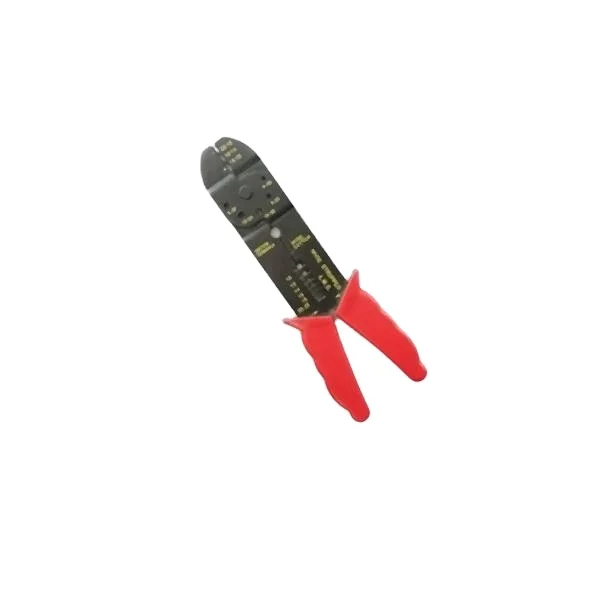 10-22AWG Red Yellow 45# Steel Wire Stripper Wire Cutter Multi Functional Crimping Tool