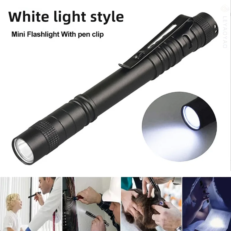 Outdoor multifunctional portable pen light, medical strong light waterproof flashlight, tactical pen mini LED flashlight