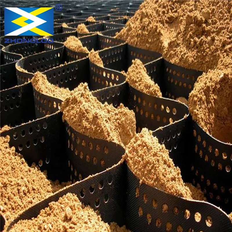 High Quality Core Gravel Stabilizer Cellular Confinement System Geocell Driveway
