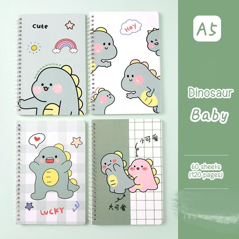 Wholesale Student Cute Notepad A5 Spiral Notebook Customizable Cute Journal Notebook Libretas
