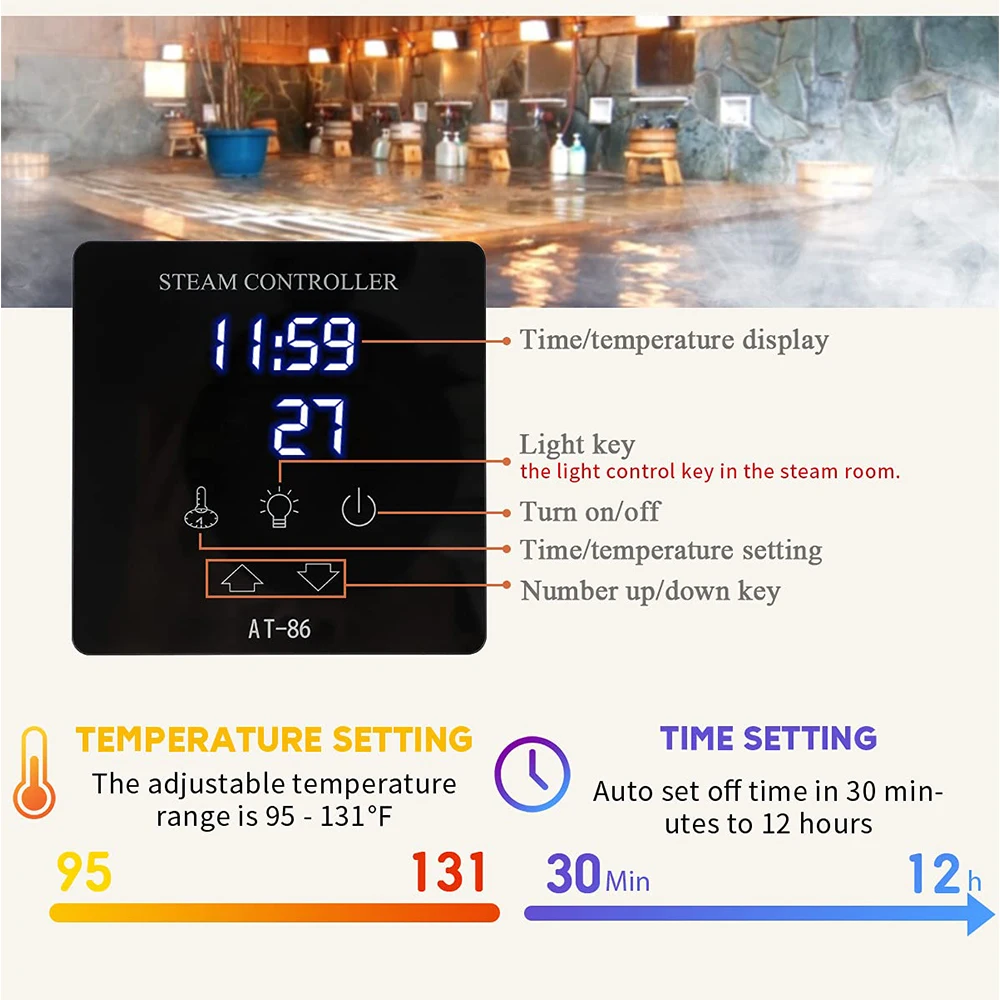 Factory Sauna Steam Bath Suppliers Stainless Steel Steam Generator 9KW for Sale