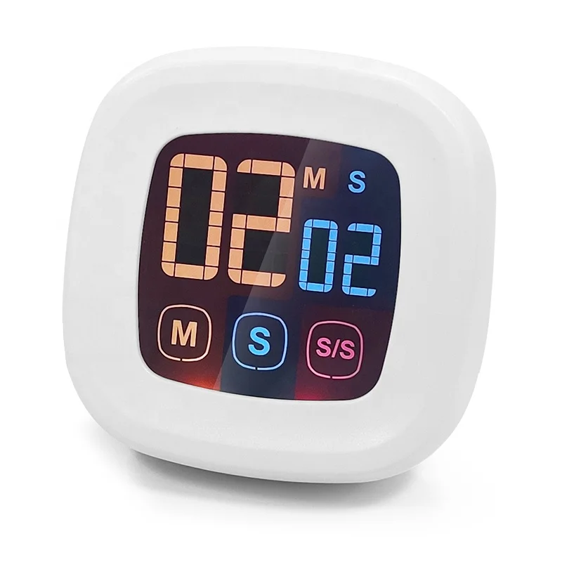2021 New Design Digital Timer Factory Wholesale Touch Screen Kitchen Timer