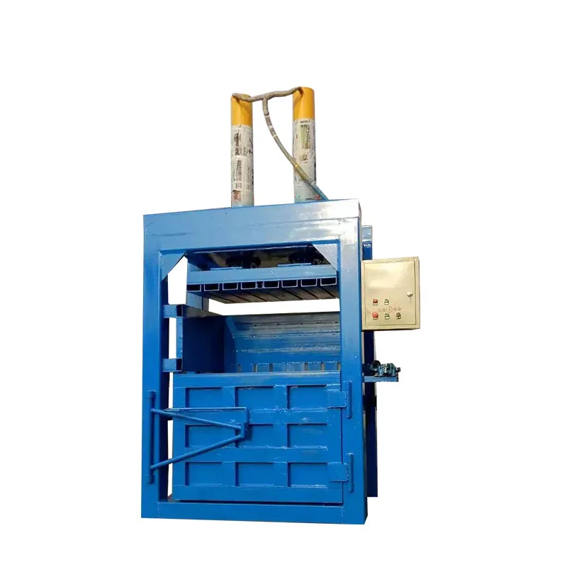Hydraulic plastic bottle baling press machine/Small Business compactor for waste paper, recycling cardboard baler