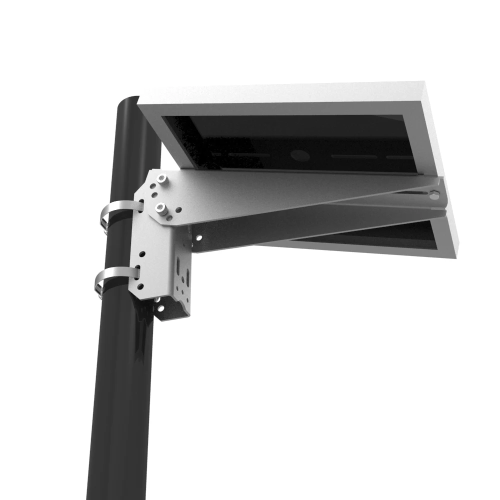 Adjustable Solar Pole Mount Side POLE MOUNT BRACKET FOR 1 SIDE MOUNT SOLAR PANEL