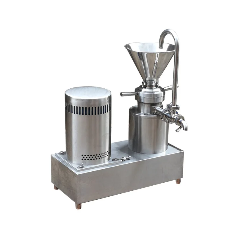 Stainless steel peanut butter Tahini colloid machine Cod liver oil plant nut Peanut bean shea almond