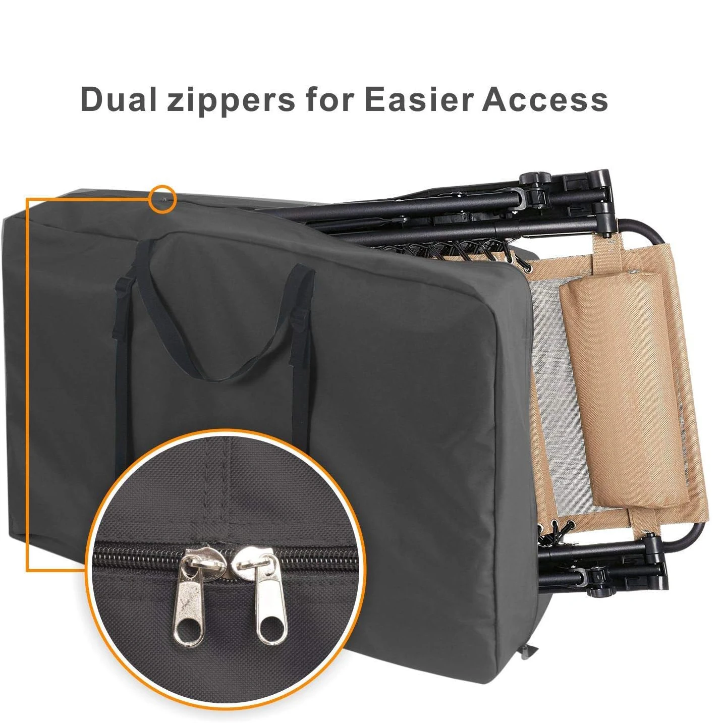 Heavy Duty Chair Storage Bag for Folding Lounge Chair Zero Gravity Chair Light Weight Transport