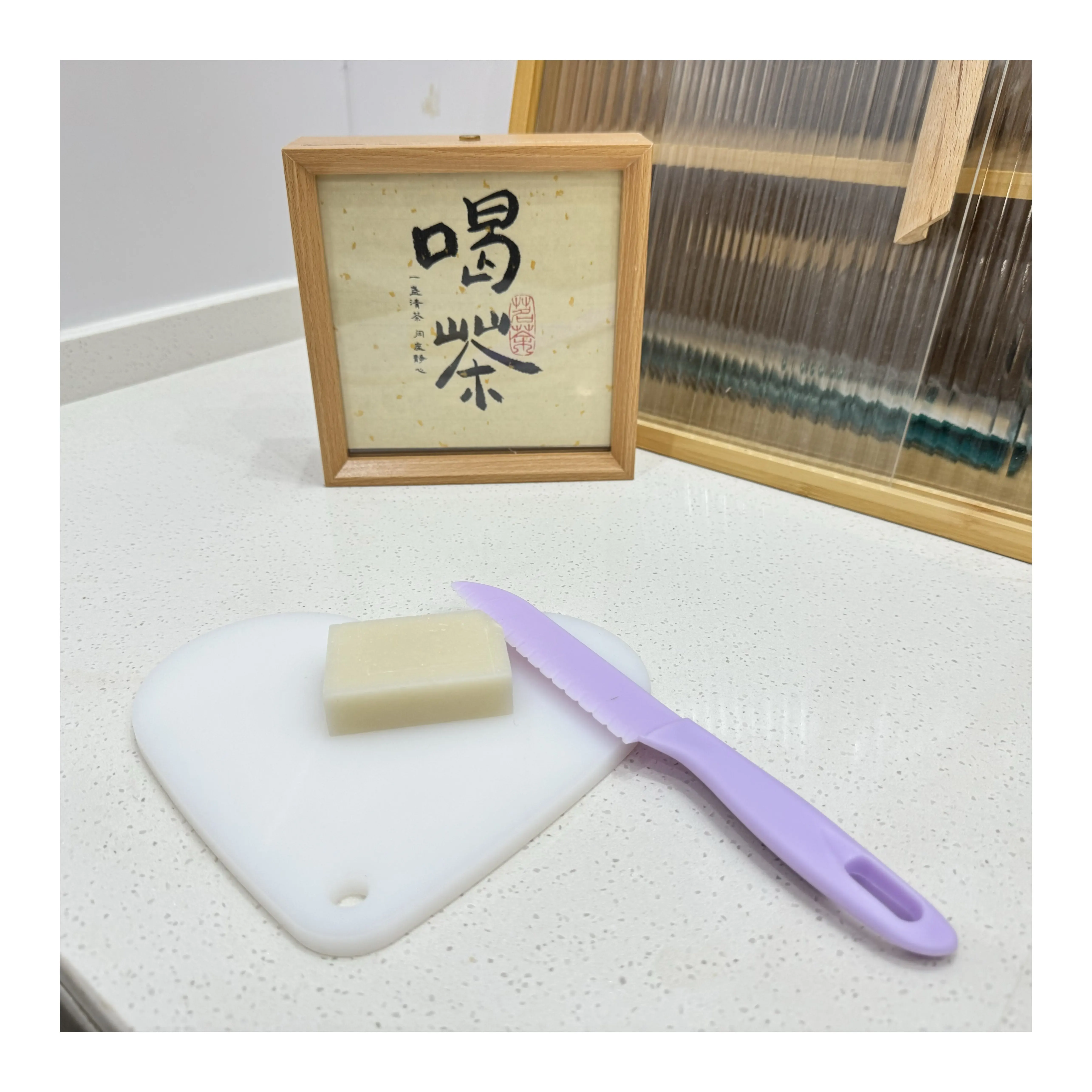 Easy To Clean Cutting Board For Kitchen Plastic PP PE Uhmwpe Color-Coded Plastic Cutting Board Set Stand