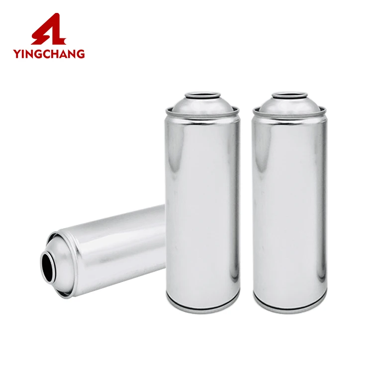 Wholesale Dia 65*158mm Empty Metal Tinplate Necked-in Aerosol Can