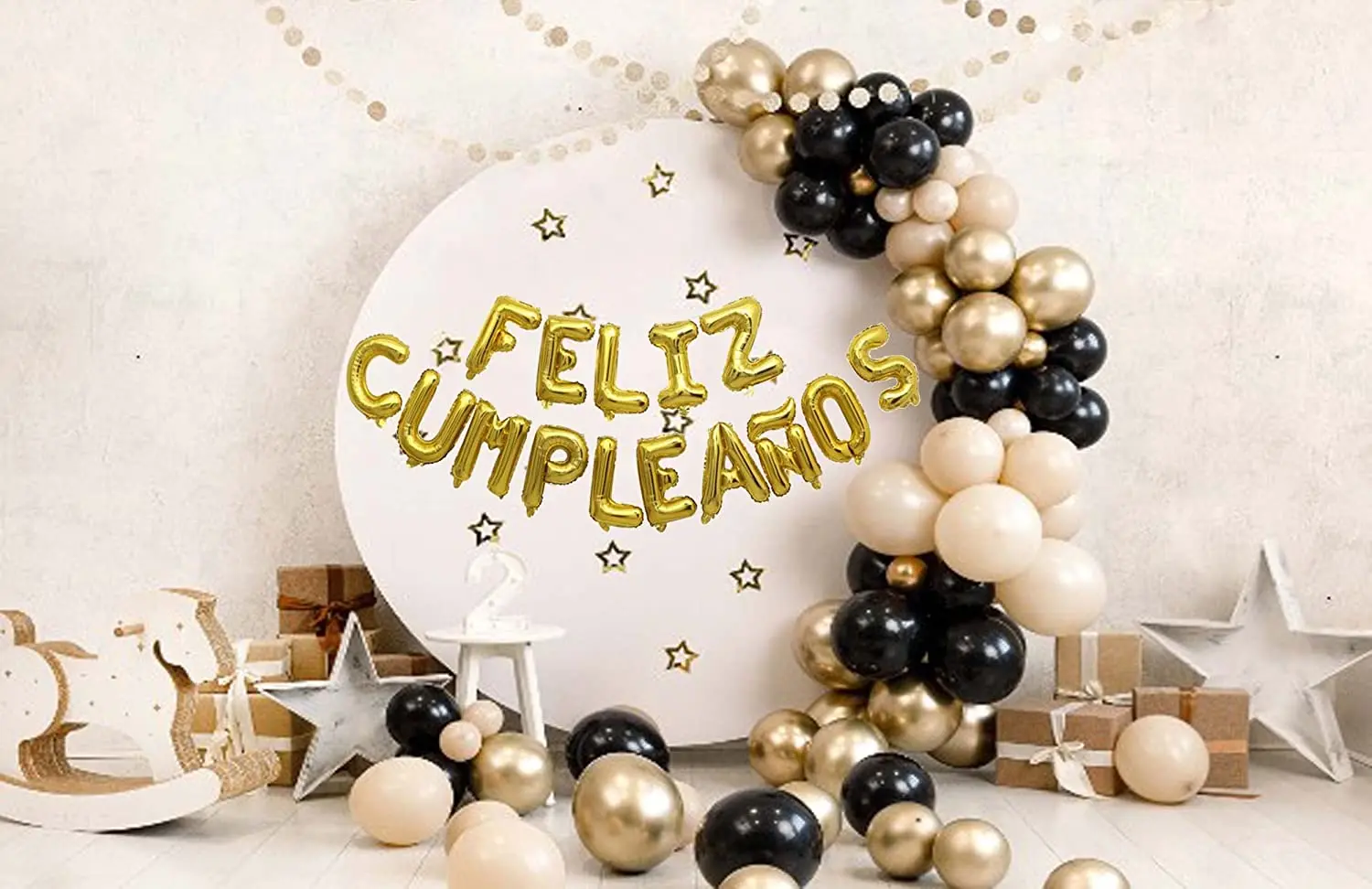 Испанские воздушные шары с надписью Feliz Cumpleanos украшения для дня рождения вечеринки