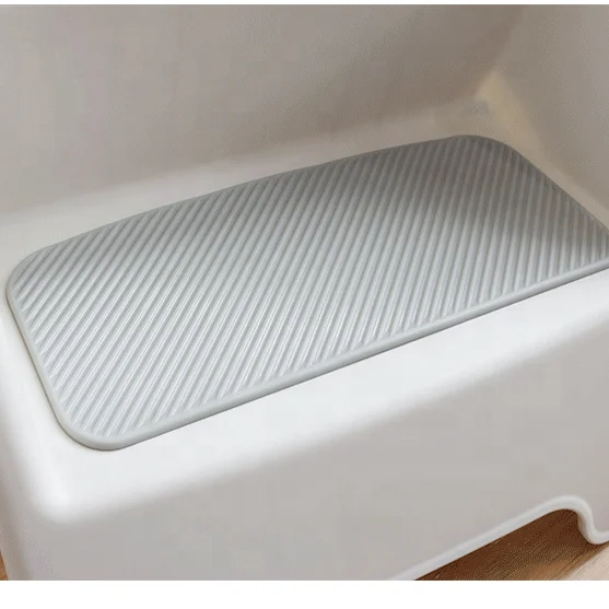 Baby plastic double stool baby toddler double foot stool baby bathroom kitchen toilet training step stool