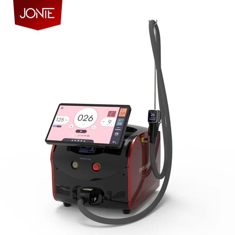 Jontelaser Super Portable 3 wave 755nm 808nm 1064nm diode laser 808nm Diode Laser Hair Removal Machine Price 808 Diode Laser