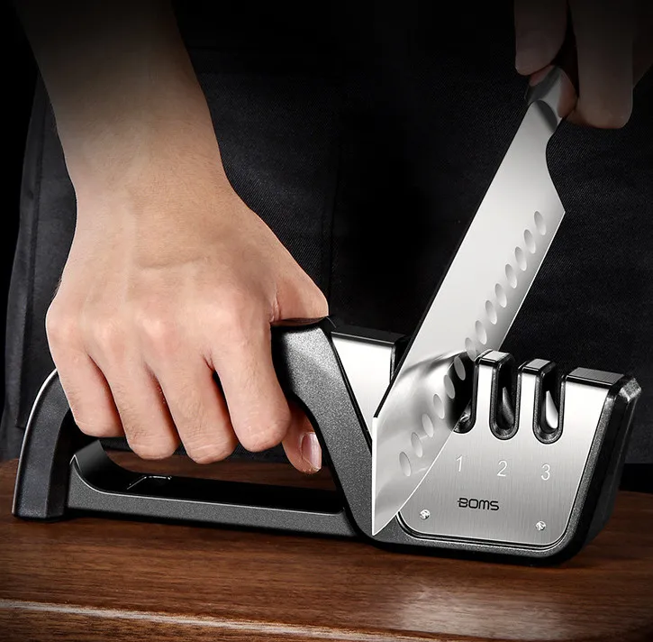 Kitchen Knife Sharpening Stone four-in-one Tungsten Diamond Ceramic Sharpener Tool