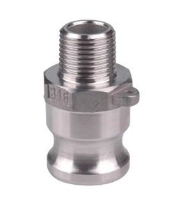 Stainless steel camlock/quick coupling  Male/Female threaded, hose shank, cap, plug