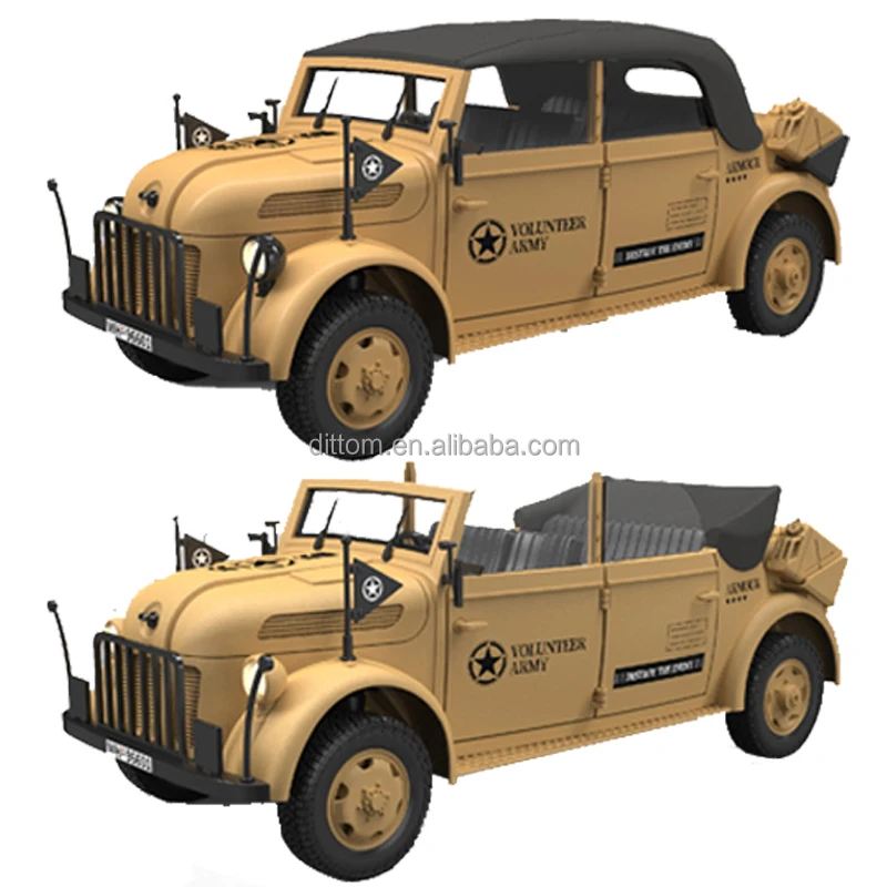 HG4-51 Rc Steyr Adventure Command Vehicle Car 1/18 4WD Off-Road Climbing Truck Toys(Lights&sounds&smoking)