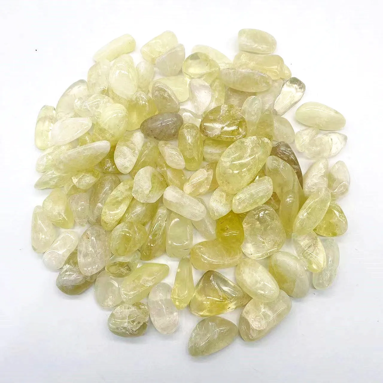 Natural Energy Yellow Crystal Healing Stone Gravel Citrine Tumbled Stone for Decorate
