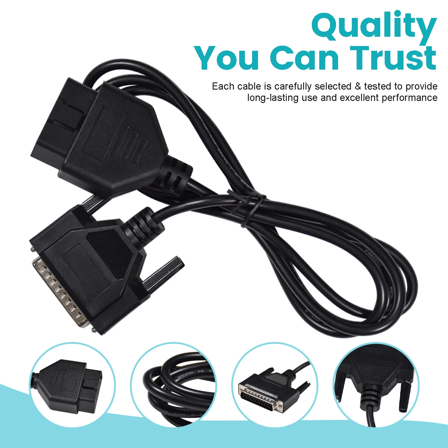 obd 2  Universal T-Harness Kit with Mounting Brackets Copper Conductor and PVC Insulation for Automobile and Car OBD T-Cable