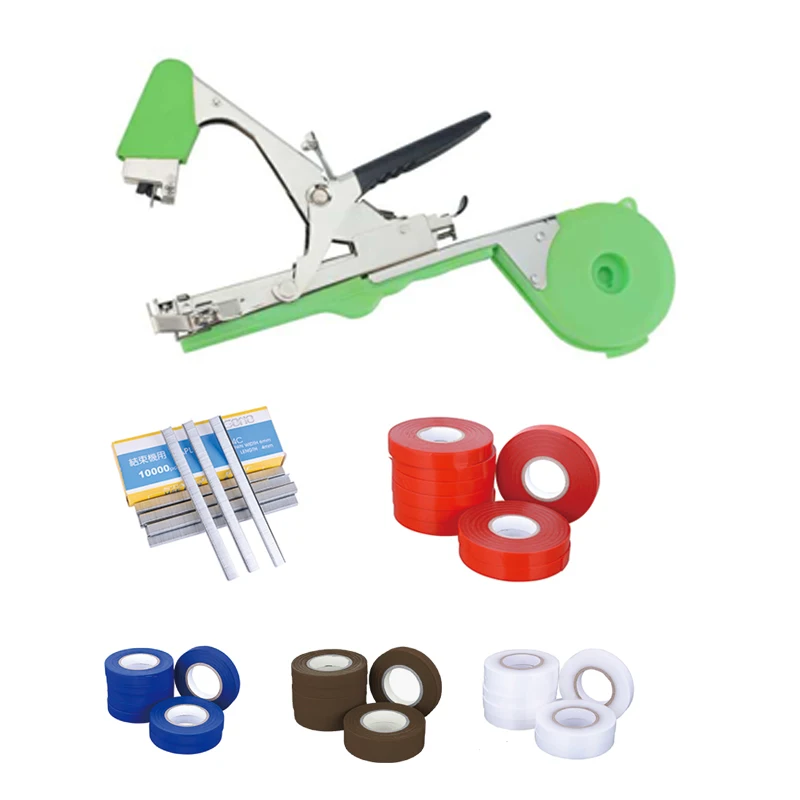 Tapener tape for fruit and vegetable vine tapetool