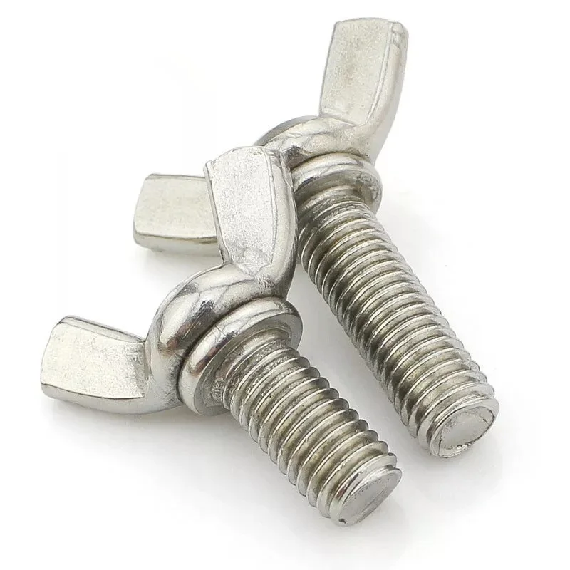 M5 Butterfly Wing Bolt 304 Stainless Steel Wing Butterfly Screws Wingbolt Machine Attachment DIN 316 M5 x 12 mm Screw