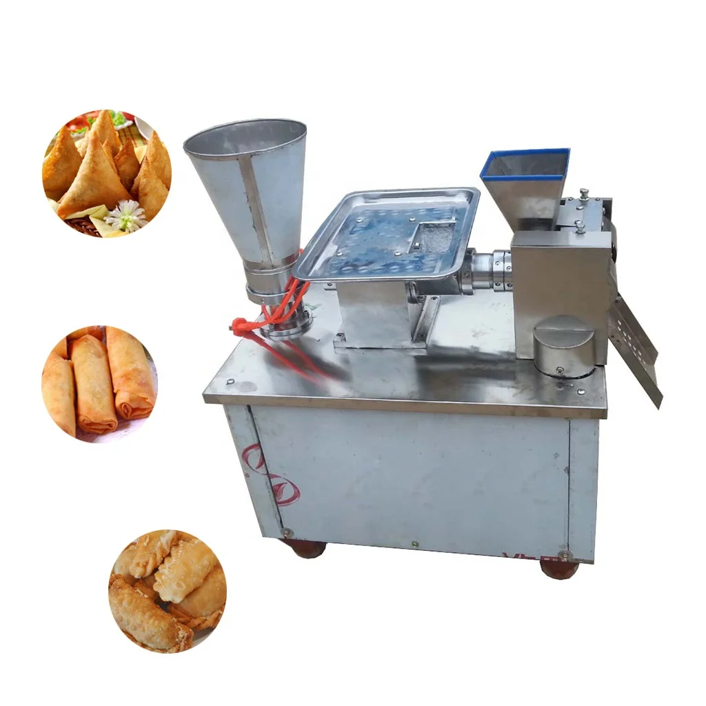 Automatic dumpling machine Commercial samosa pelmeni ravioli spring roll large empanada making machine