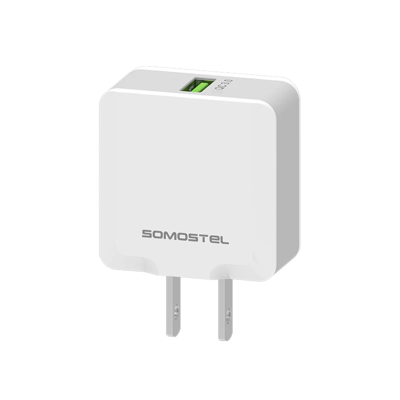 [Somostel Cargador]SMS-A12 Смарт QC3.0 быстрое зарядное устройство USB Cargador Rapido с кабелем быстрой зарядки для мобильного телефона