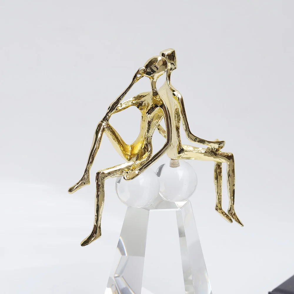 New Home Decorative accent Crystal Pear Sculpture  crystal Desktop Object Decorative