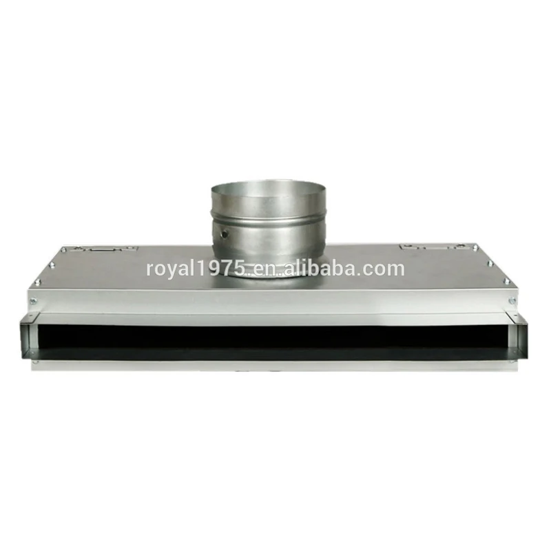 Royal Hvac Air Ventilation Box Pressurizer Airflow Diffuser Detachable Ceiling Linear Terminal Plenum