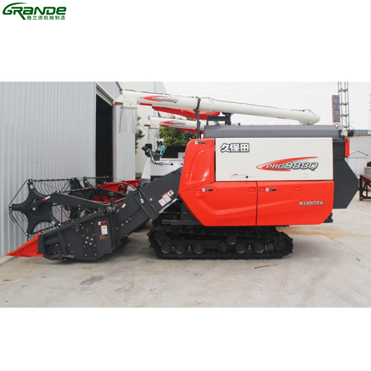 90% new used KUBOTA PRO988Q combine