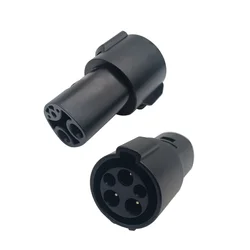 250v Type1 ev charger adapter 60a J1772 portable ac ev charger adaptor for TESLA car