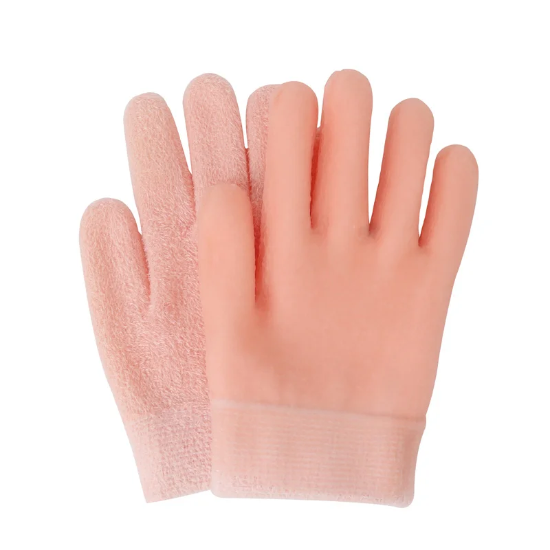 Moisturizing Gloves gloves Set Gel Spa for Moisturize Soften Repairing Dry Cracked Hands Feet Skin Care Silicone inside