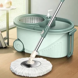 2021 hot selling household cleaning products hand-held automatic mopping machine mop 360 spin mop