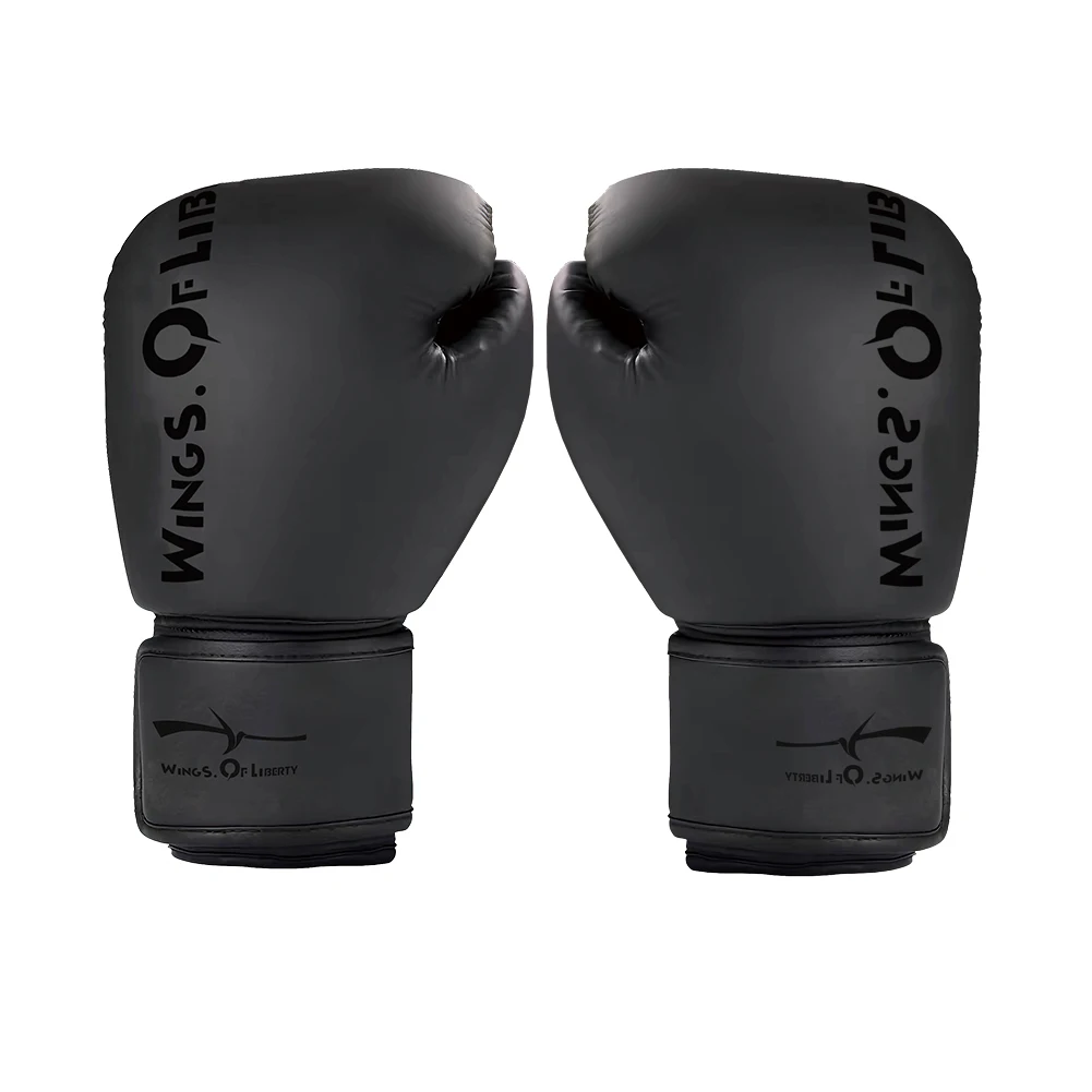 Wholesale Professional Custom Logo Fit Boxing Gloves Pu Leather Personalized Muay Thai Training Punching Boxing Gloves