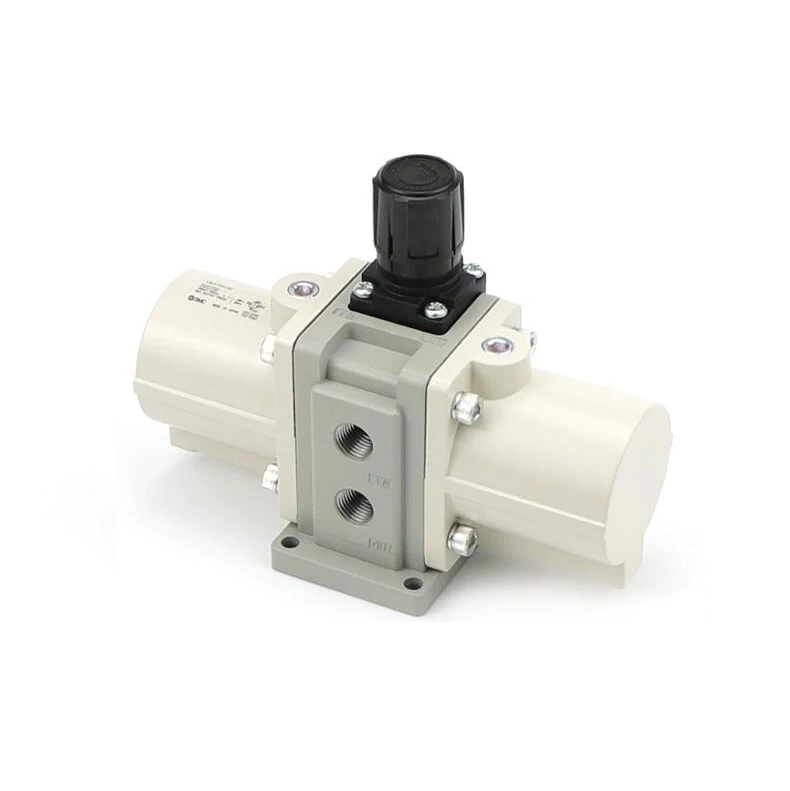 SMC original booster valve VBA43A-04 with watch and muffler  VBA