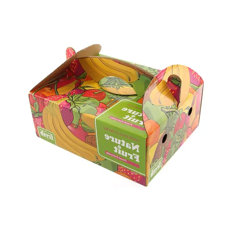 professional manufacturer Custom Design Low Price multi sizes cardboard corrugated paper Fruit Packaging Boxes Banana Carton Box