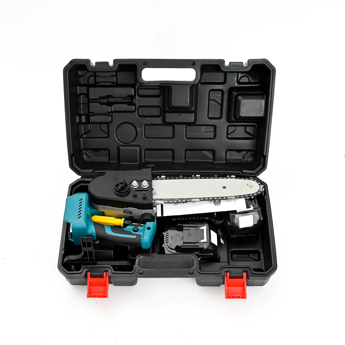 One-Handed Lithium 3.0 Ah Electric Chain Saw Portable Chainsaw Heavy Duty Electric 10 inch Chain Saw