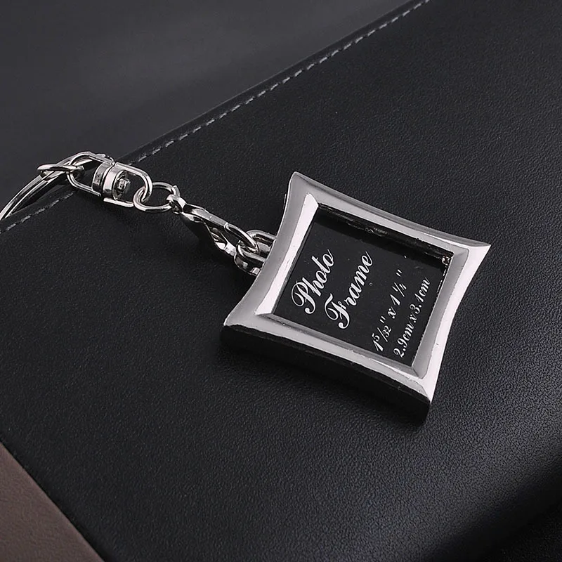 Wholesale Metal Photo Frame Keychain Promotion Gift Keychains gift key chain