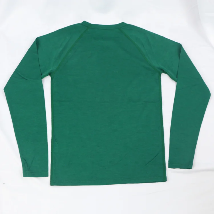 Wholesale Organic Merino Wool Sweatshirts Fleece Big Kids Boys Pullover Hoodie Loose Knit Hoodies with Raglan Sleeves