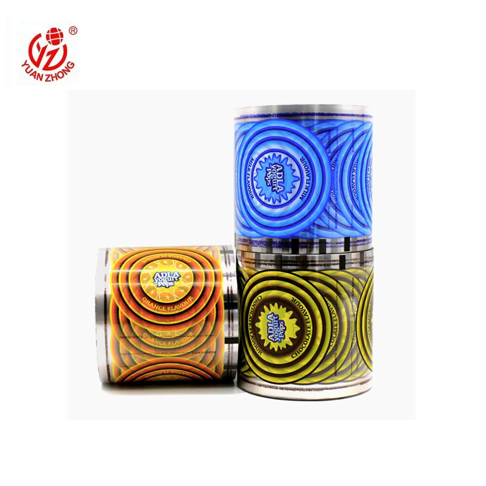 Food grade plastic printing and packaging materials wrap film roll for lollipop packing