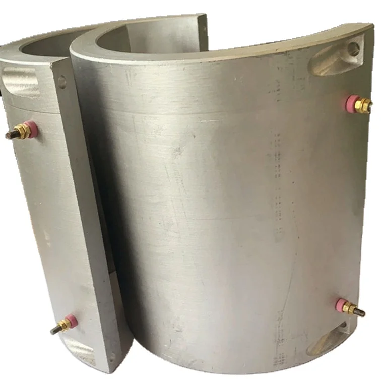 Liquid cooled cast aluminum heater for injection molding machine