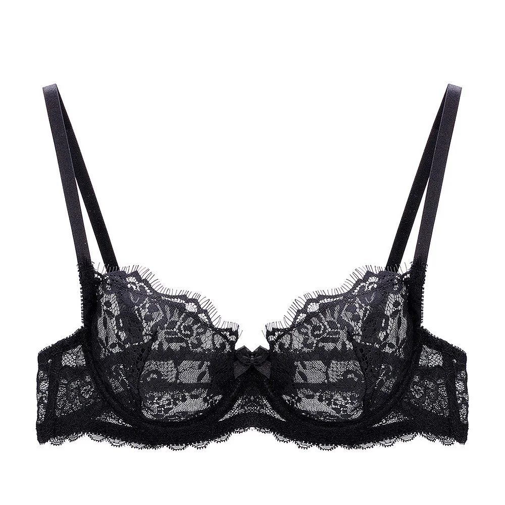 ODM OEM Custom Label Women Sexy Bra Transparent Lingeries Underwear Brassier