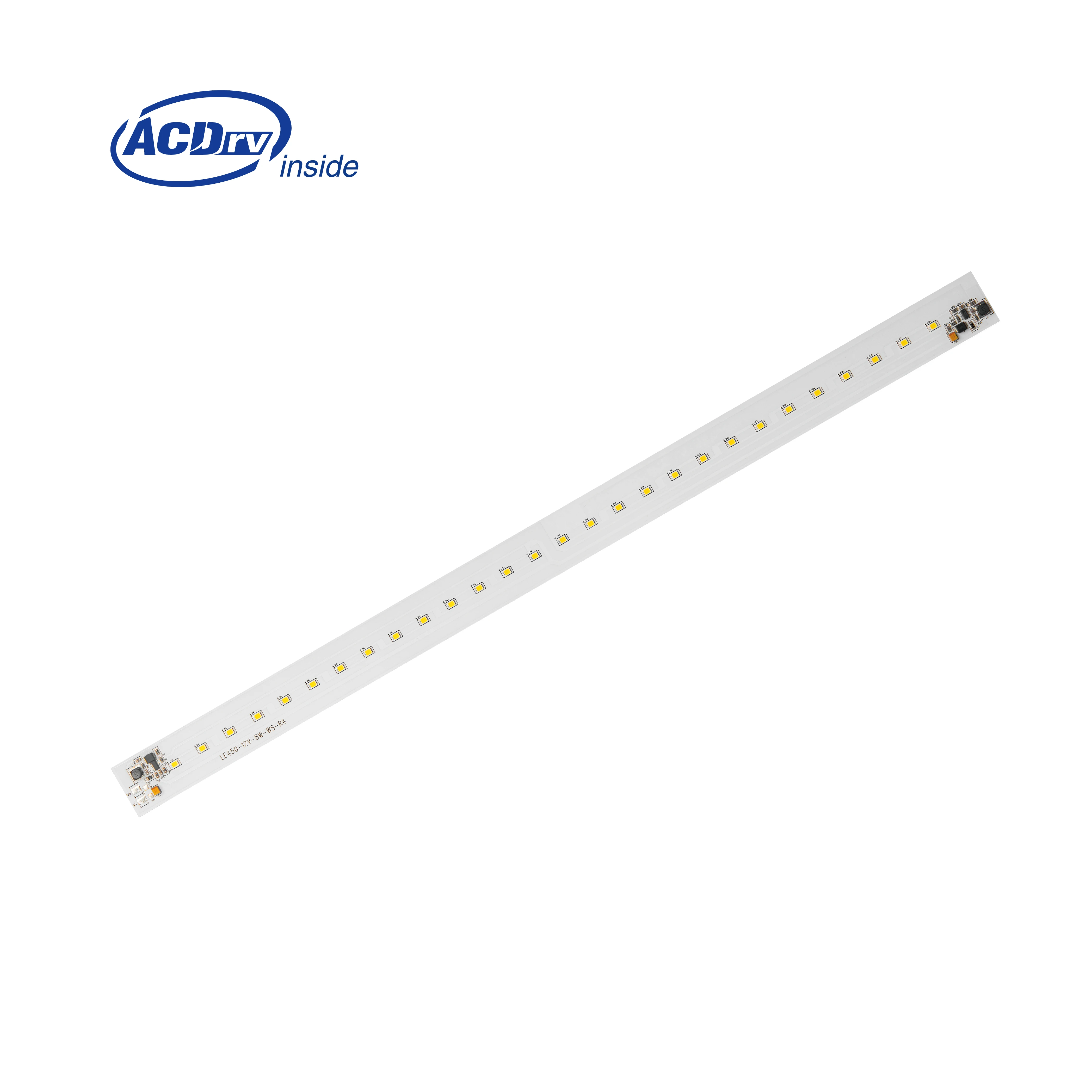 
450mm, 12V DC, 8W, Wide Input Voltage, DOB Linear LED Module, Light Engine 