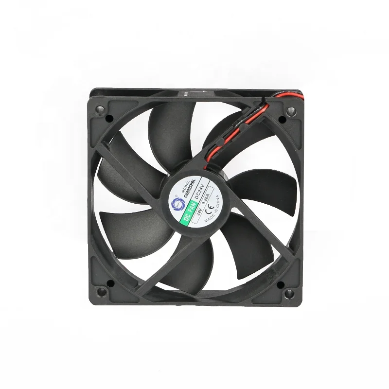 MEIXING GX12025 12V/24V 120x120x25mm MEIXING DC Axial Fan Ball Sleeve High Speed Cooling Radiastor Fan