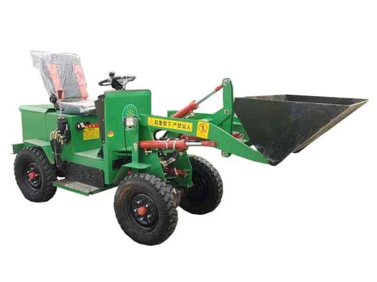Micro LoadersCompact Wheel LoadersMobile and Inexpensive Small Loaders  Mini Electric Loader Farm Four-wheel Drive Front Loader