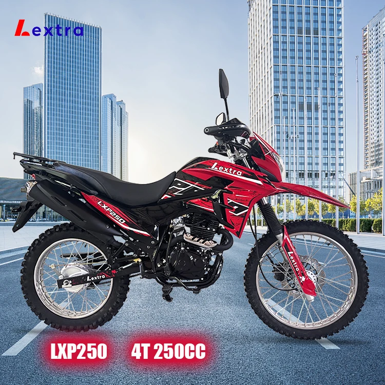 New Arrival Lextra Factory Wholesale All Road Enduro Gasoline 250cc Crossover Dual Sport Motocross Motorcycle