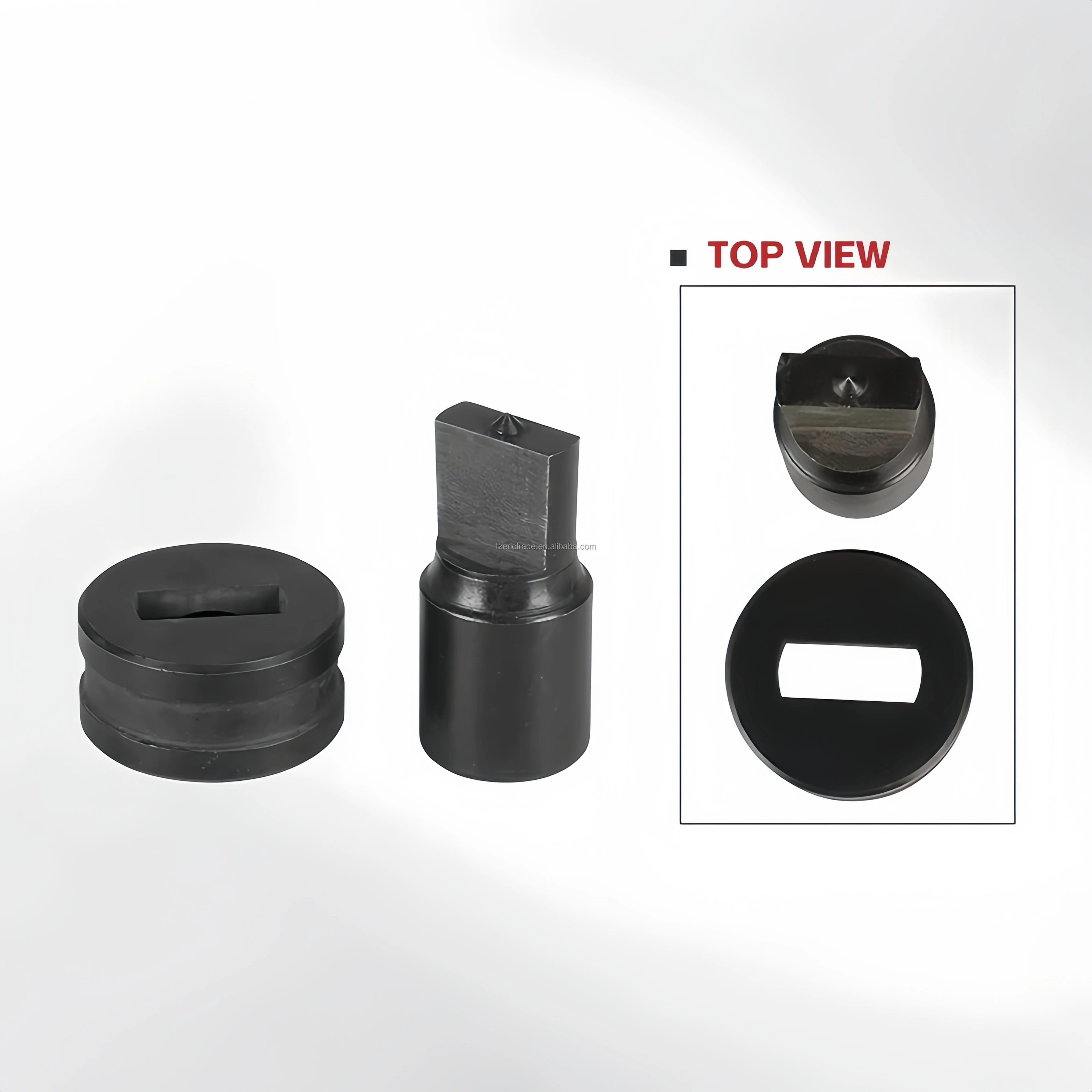 1 PCS Manual Hydraulic Punching Mold 11 X 18mm Rectangle Hole Dies Slotted Puncher Dies for CH-70 Hydraulic Tool Use