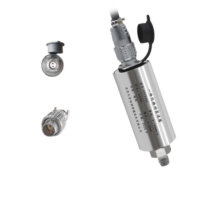 CYT9200 Integrated Magnetic Mounted 4-20ma Vibration Sensor Transmitter in Motor Rotary Machine with High Sensitivity 20mv/30mv