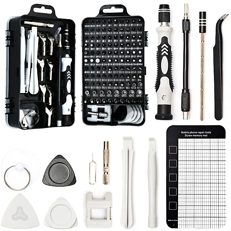 XITELI Laptop Computer Computer PC Mobile Phone Device DIY Repair Tool Kit 135 in 1 Professional Multi Bit Screwdriver Set